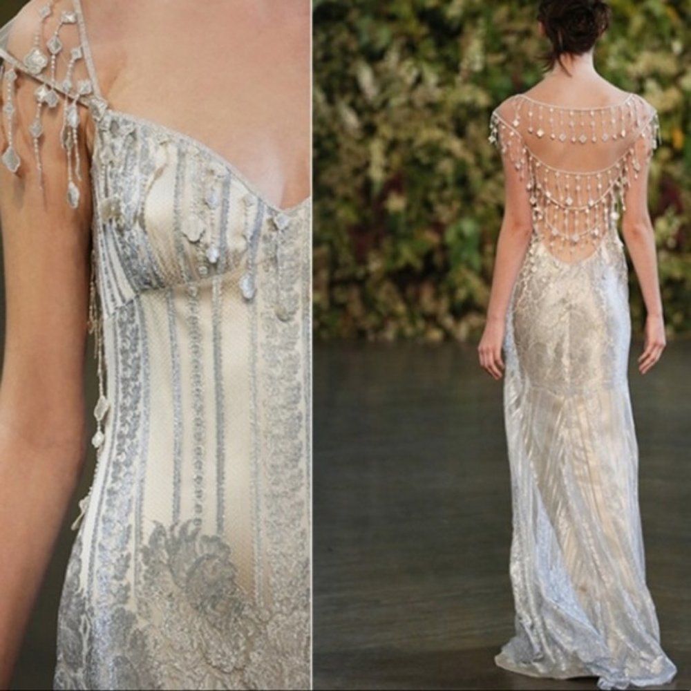 Claire Pettibone Florence lace wedding dress